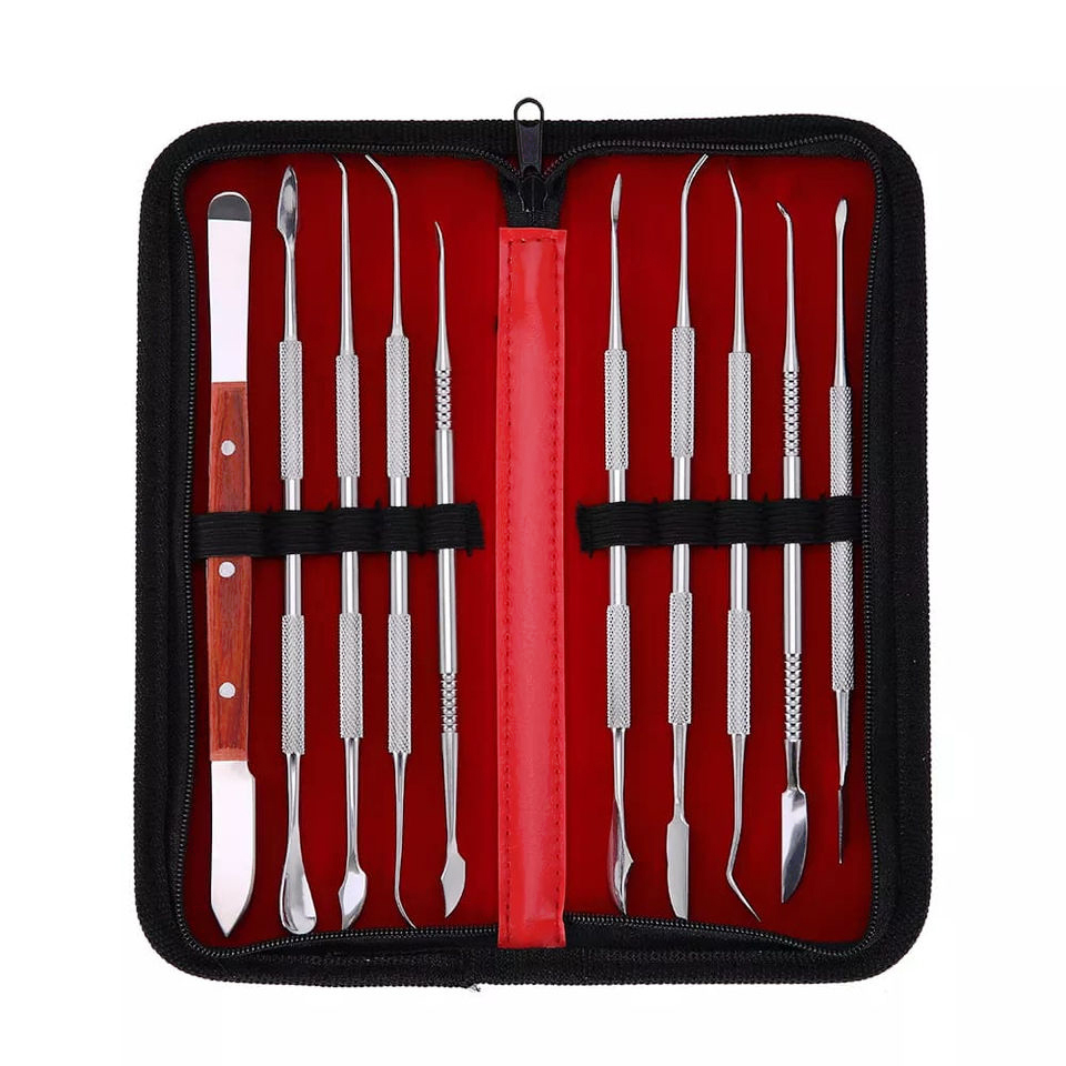 10pcs/Set Dental Spatulas Plas - Waxing Kit Home review and price