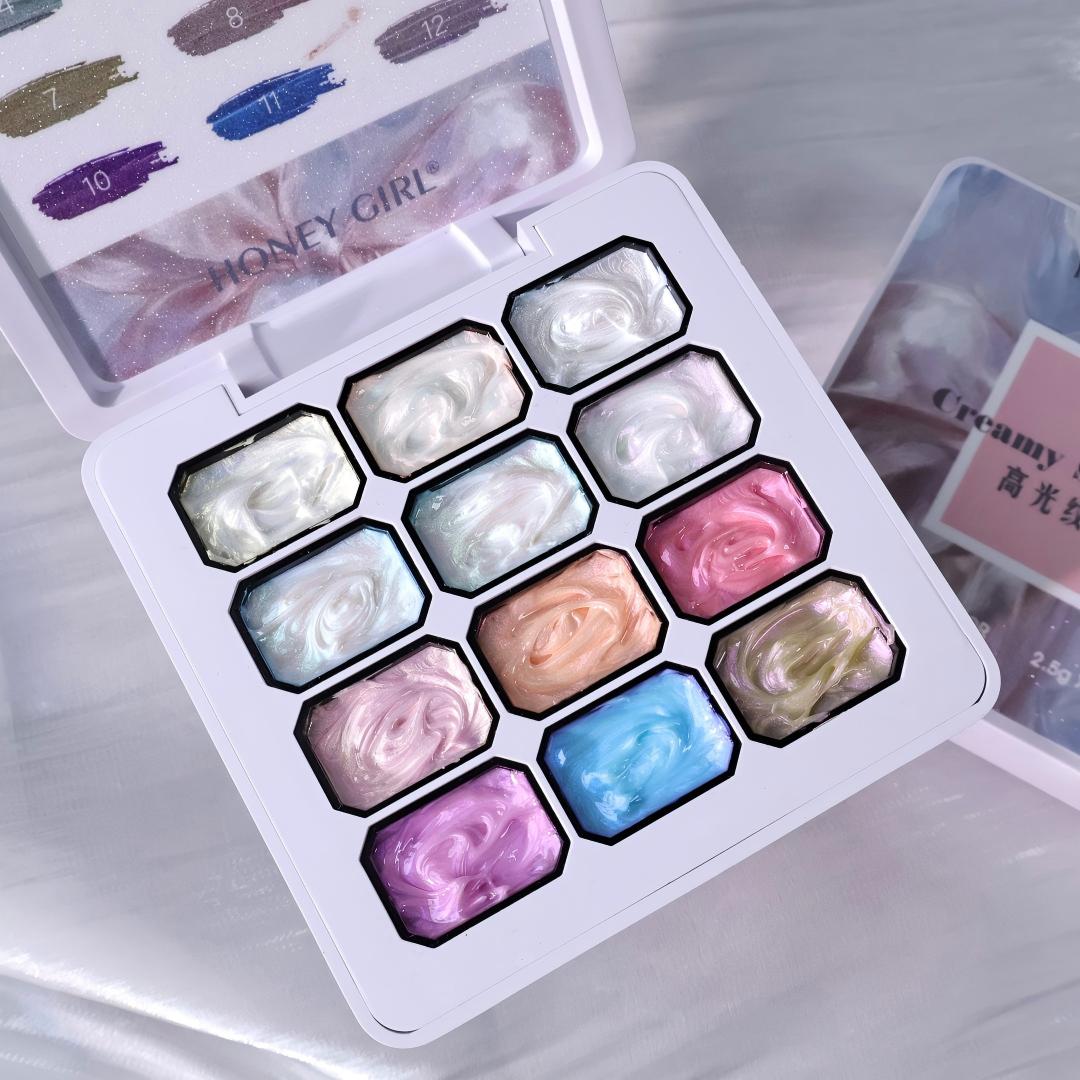 12-Grid Dreamy Texture Gel Nai - Waxing Kit Home review and price
