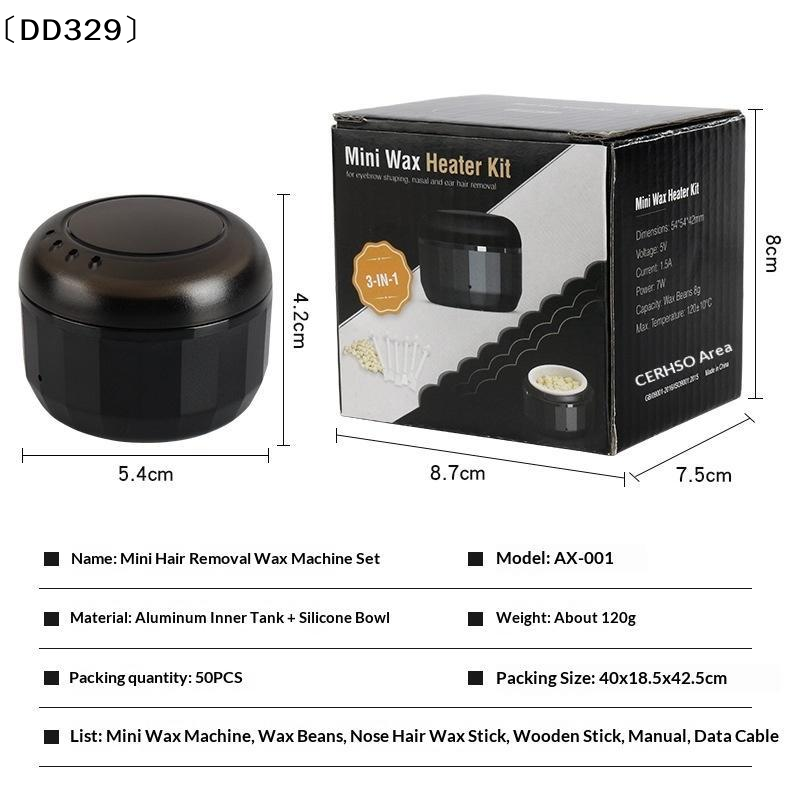 Mini Wax Heater Machine Silico - Waxing Kit Home review and price