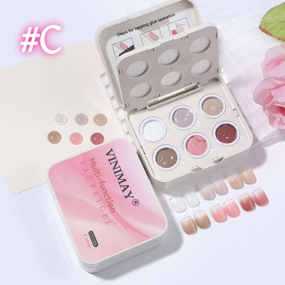 New 6 Color Cushion Nail Art S - Waxing Kit Home review and price
