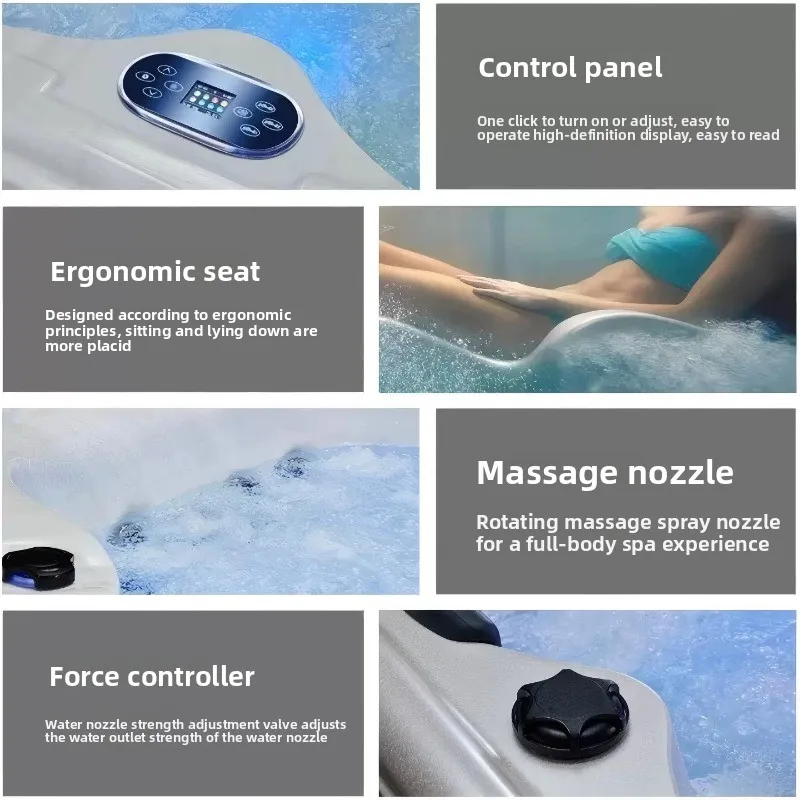 Outdoor Jacuzzi Multiplayer He - Spa Wellness Jacuzzi review and price