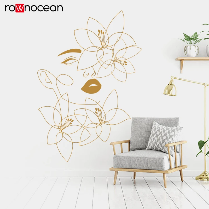 One Line Wall Decals Beauty Wa - Wellness Spa And Salon review and price