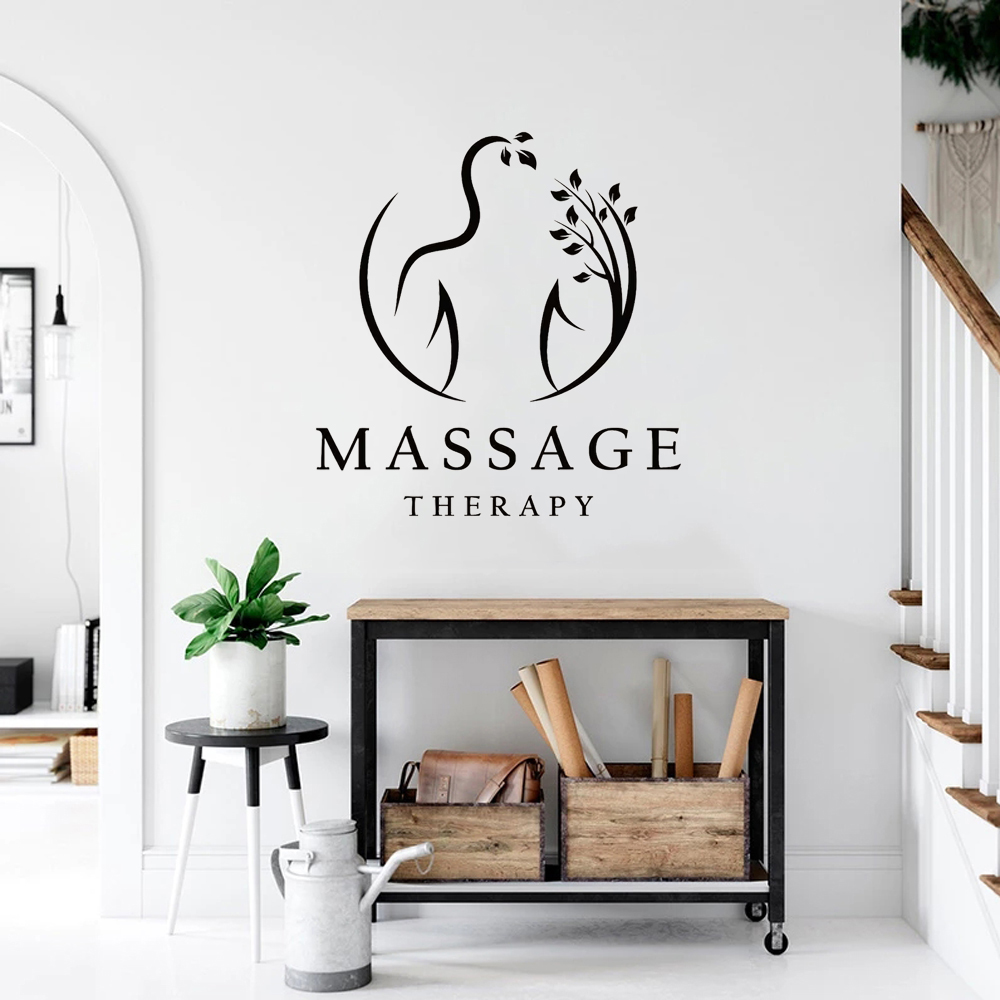 Massage Therapy Vinyl Wall Dec - Wellness Spa And Salon review and price