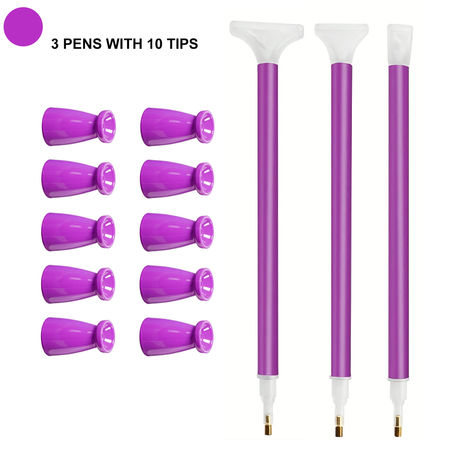 10 Silicone Tips & 3 Pens Diam - Waxing Kit Home review and price